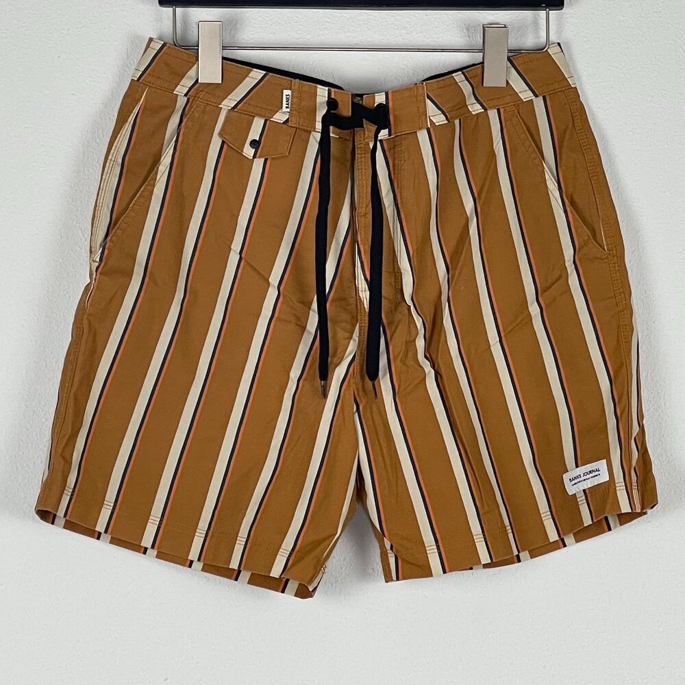 Banks Journal Men's Striped Board Shorts 31